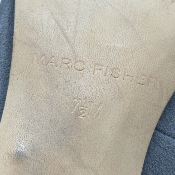 Marc Fisher Gray Pointy Suede Heels Size 7.5 MCH5808G - Picture 8 of 8